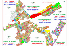 Gulberg Residencia Islamabad Updated Map (2023)