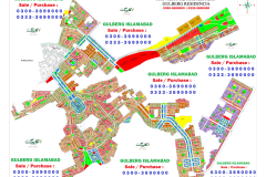 Gulberg Residencia Map (2023)