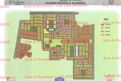 Gulberg Residencia Block A map