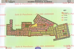 Gulberg Residencia Block B map