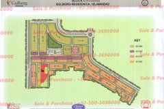 Gulberg Residencia Block C map
