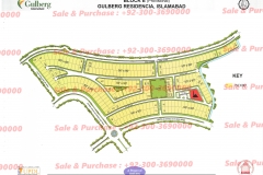 Gulberg Residencia Block E map