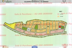 Gulberg Residencia Block F map