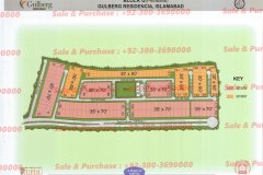 Gulberg Residencia Block G map