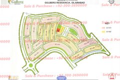 Gulberg Residencia Block I map