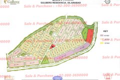 Gulberg Residencia Block L map