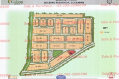 Gulberg Residencia Block M map