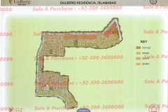 Gulberg Residencia Block P-1 map