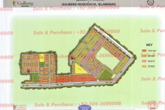 Gulberg Residencia Block P-2 map