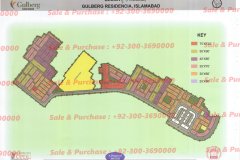 Gulberg Residencia Block P-3 map