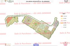 Gulberg Residencia Block P-4 map