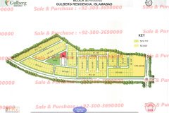 Gulberg Residencia Block S map