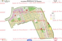 Gulberg Residencia Block V map