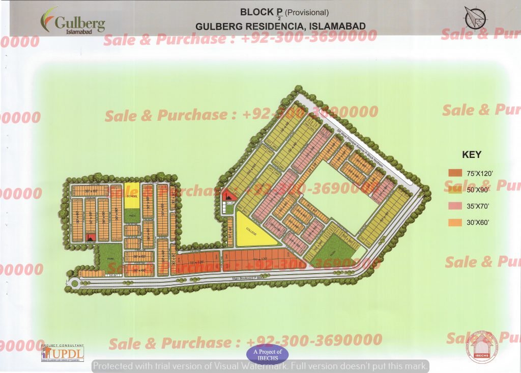  Residencia Block P-2 Map