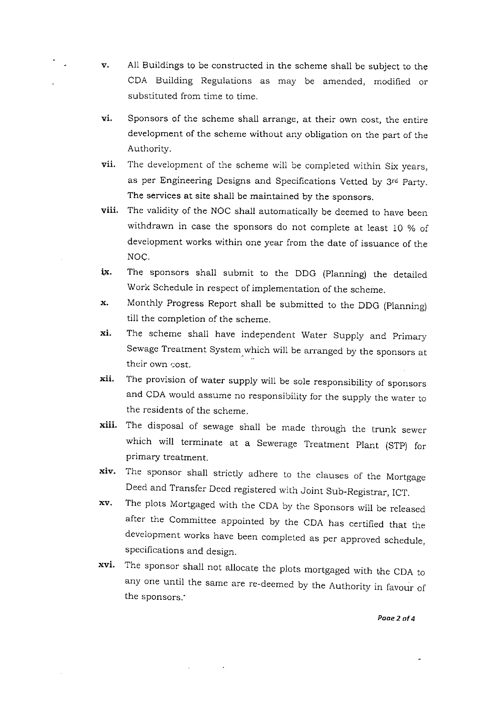 Gulberg Residencia NOC