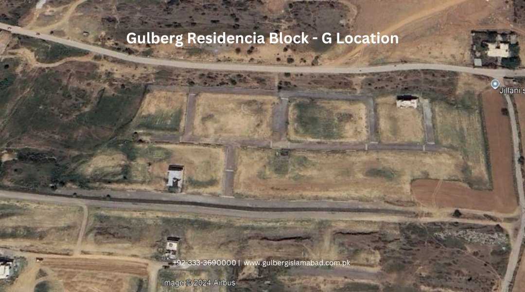 Gulberg Residencia Block G Location