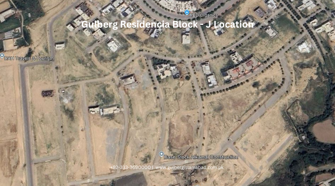 Gulberg Residencia Block J Location