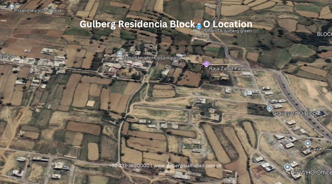 Gulberg Residencia Block - O Location