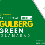 farmhouse plot for sale in block A gulberg green Islamabad