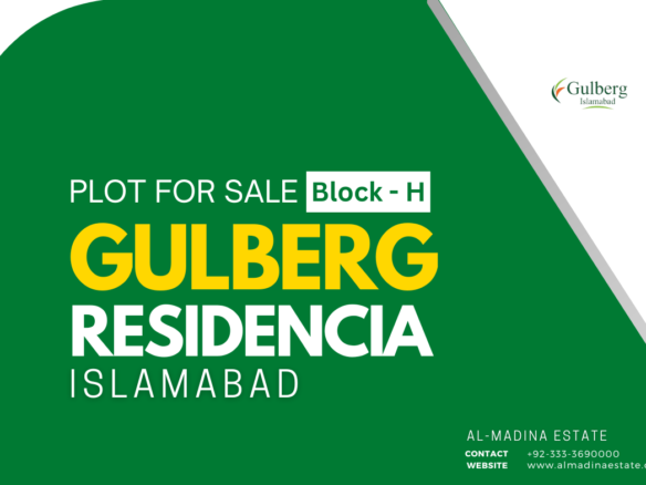 plot for sale in block H gulberg residencia islamabad