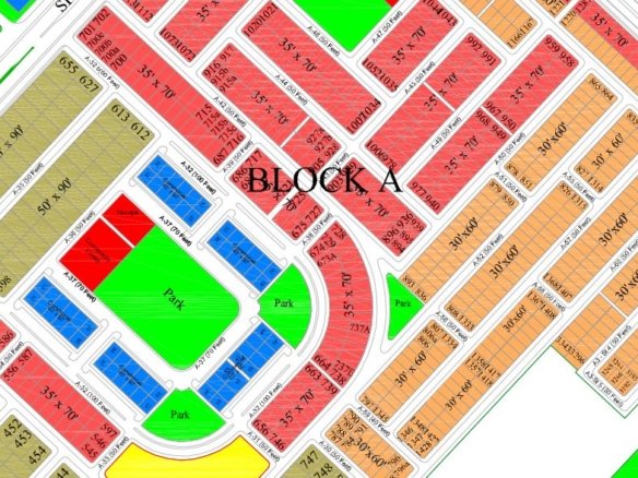 2 Kanal developed heighted plot in Gulberg Residencia Block A