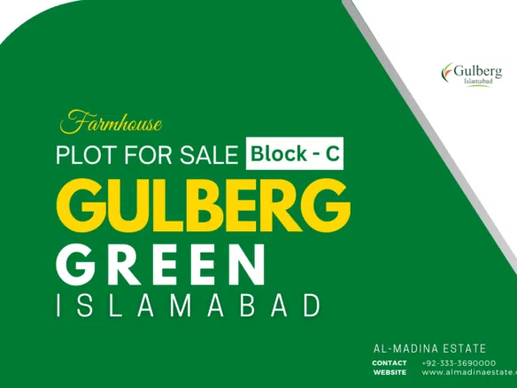 farmhouse plot for sale in block C gulberg green Islamabad