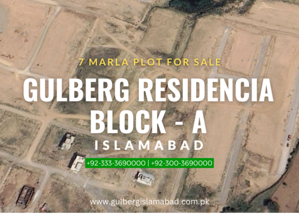 7 Marla Developed Possession Plot in Gulberg Residencia Block A