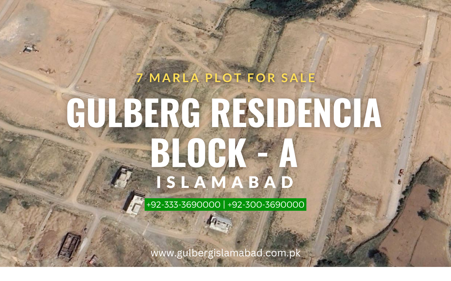 7 Marla Developed Possession Plot in Gulberg Residencia Block A