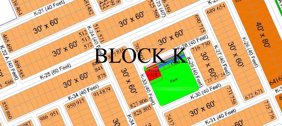 7 Marla developed plot in Block K of Gulberg Residencia