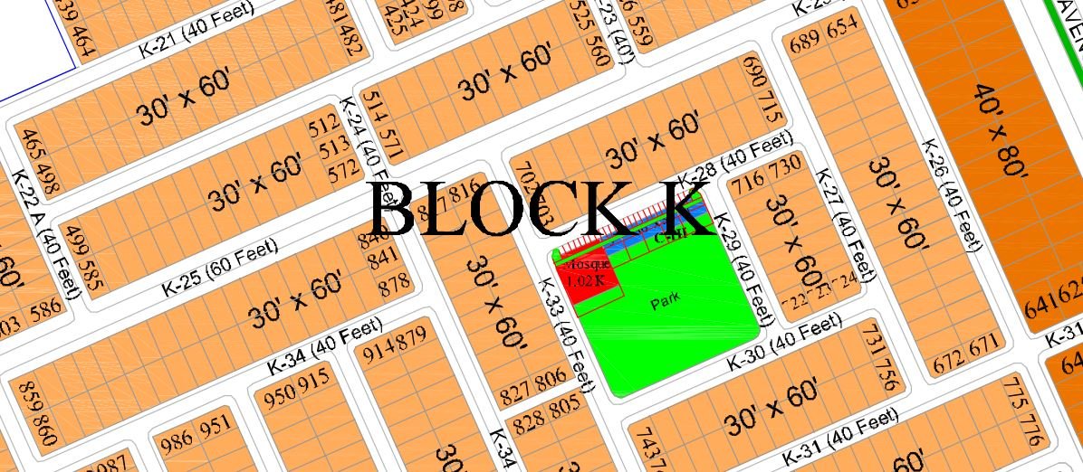 7 Marla developed plot in Block K of Gulberg Residencia