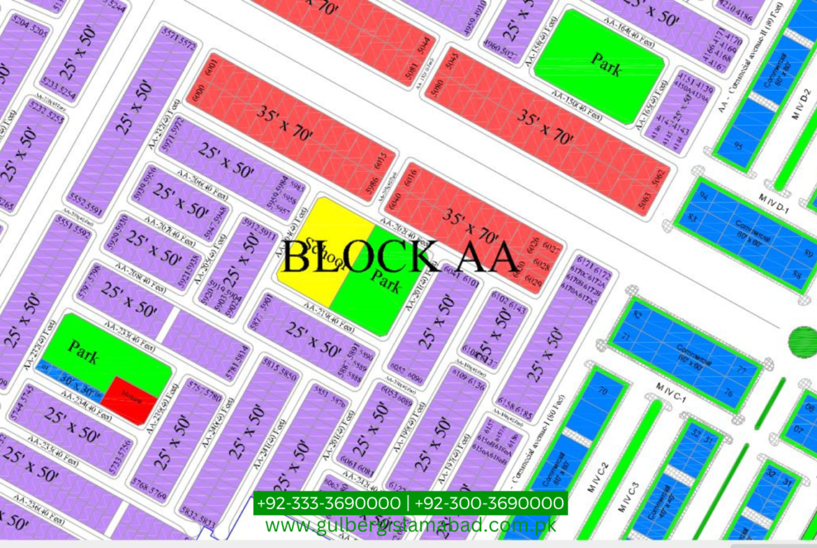 5 Marla Non-Developed Plot for Sale in AA Block, Gulberg Islamabad