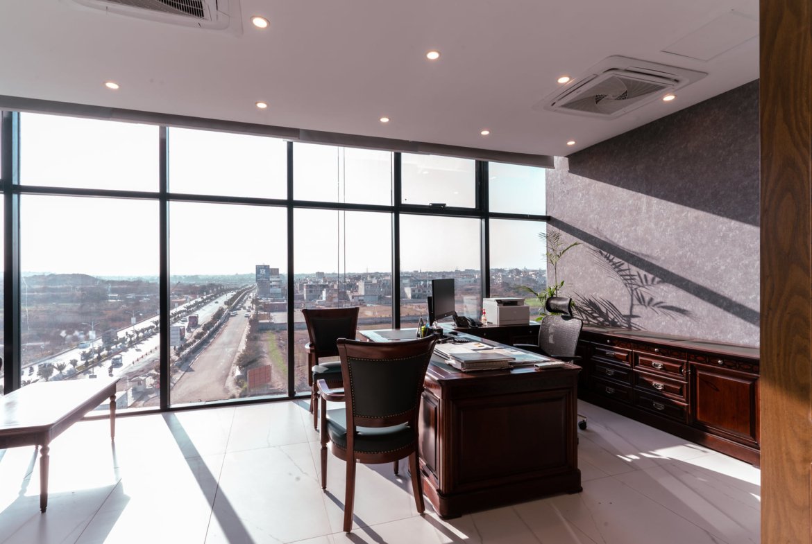 Semi-Furnished Corporate Office Space Available for Rent , Gulberg Greens Islamabad 6
