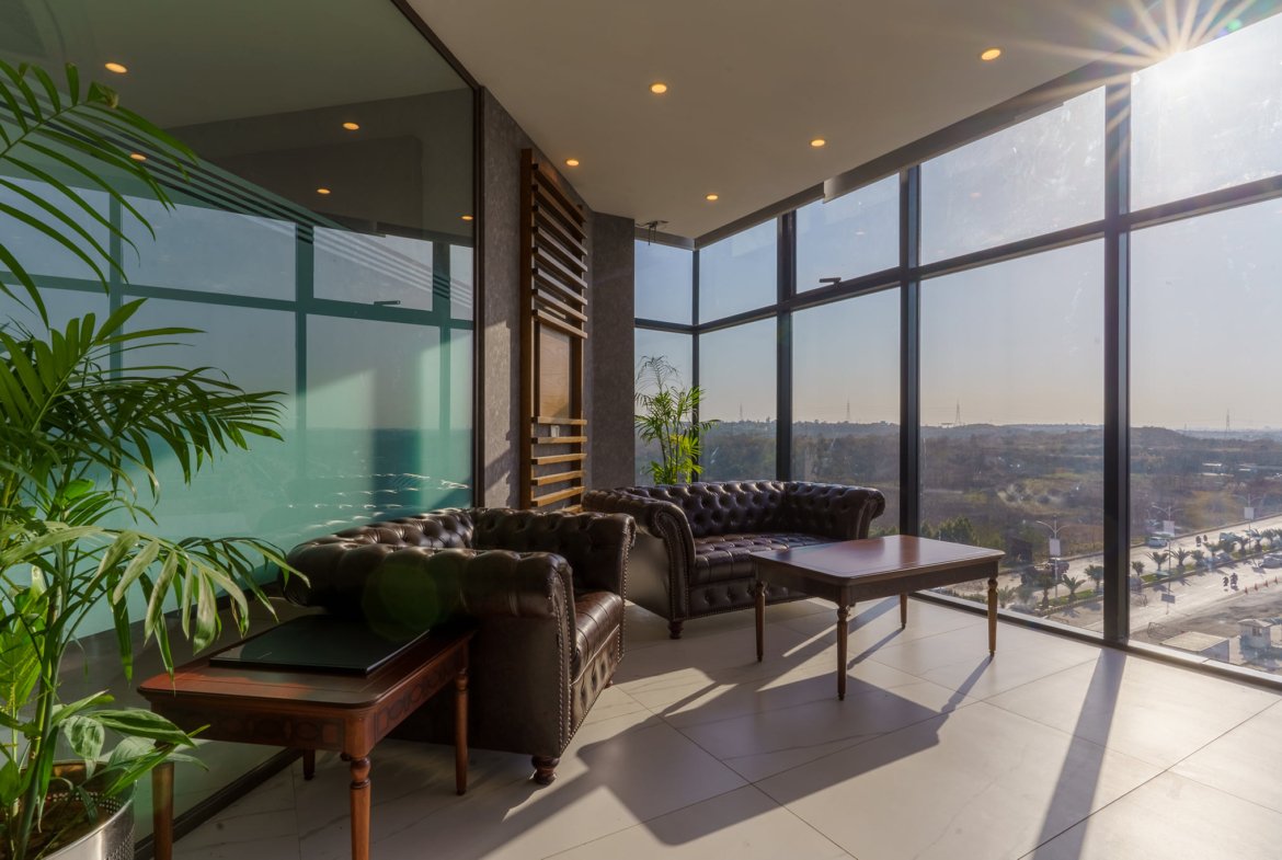 Semi-Furnished Corporate Office Space Available for Rent , Gulberg Greens Islamabad 9
