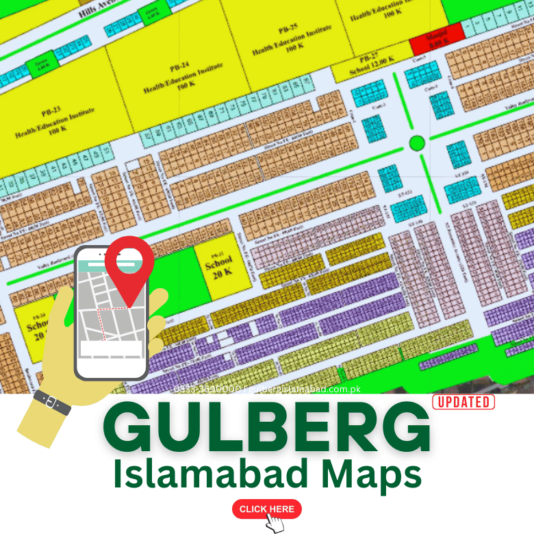 gulberg islamabad map