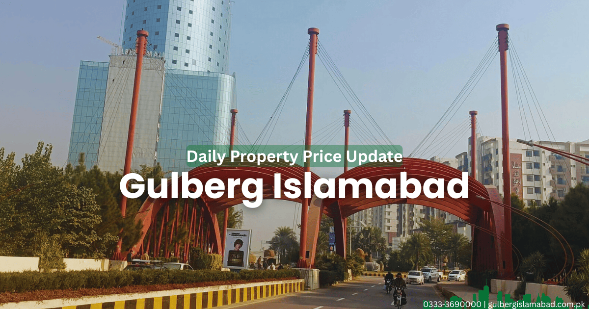 Gulberg Islamabad daily plot price update featuring Gulberg Residencia and Gulberg Greens